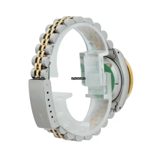 Fabulous Replica Rolex Lady-datejust 69173 Caliber 2135 Automatic Movement 26mm Gold/steel Case Womens Watch - Image 5