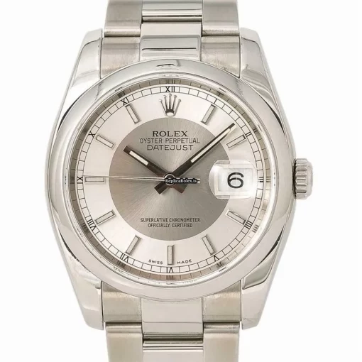 Quality Imitation Rolex Datejust 116200 Automatic Movement 38mm Steel Case Mens/unisex Watch - Image 4