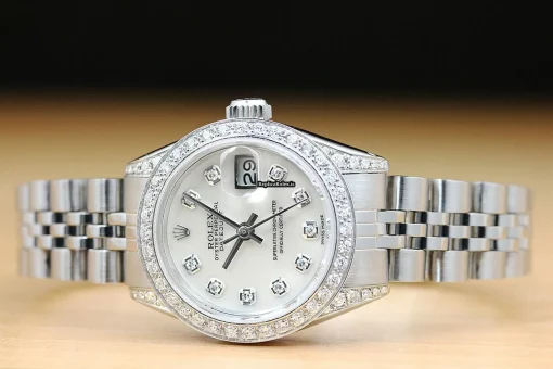 Fantastic Fake Rolex Lady-datejust 6917 Caliber 2030 Automatic Movement 26mm Steel Case Womens Watch - Image 3
