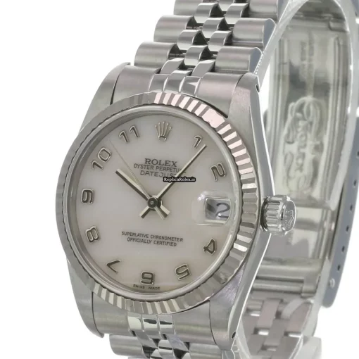 Mind-boggling Replica Rolex Lady-datejust 68274 Caliber 2135 Automatic Movement 31x30mm Steel Case Womens Watch - Image 3