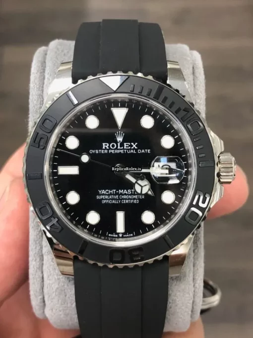Popular Fake Rolex Yacht-master 42 226659 Caliber 3235 Automatic Movement 42mm White Gold Case Mens/unisex Watch