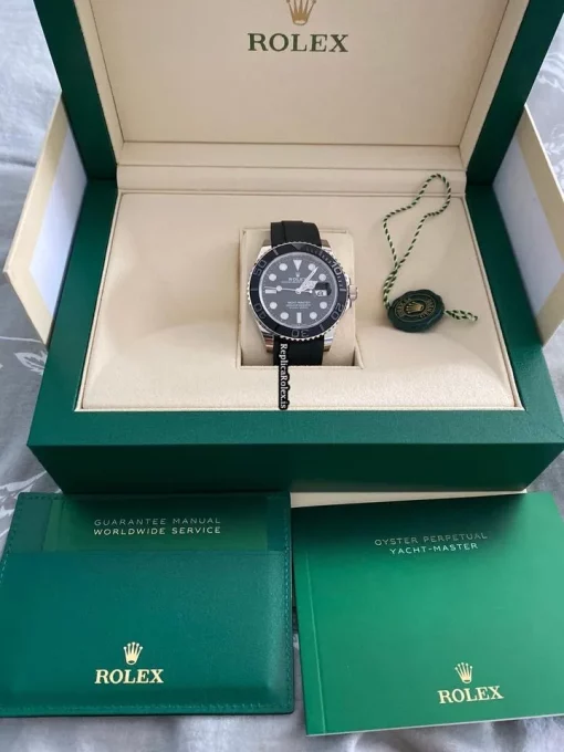 Popular Fake Rolex Yacht-master 42 226659 Caliber 3235 Automatic Movement 42mm White Gold Case Mens/unisex Watch - Image 3