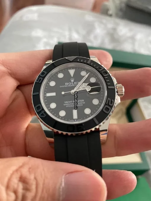 Popular Fake Rolex Yacht-master 42 226659 Caliber 3235 Automatic Movement 42mm White Gold Case Mens/unisex Watch - Image 4