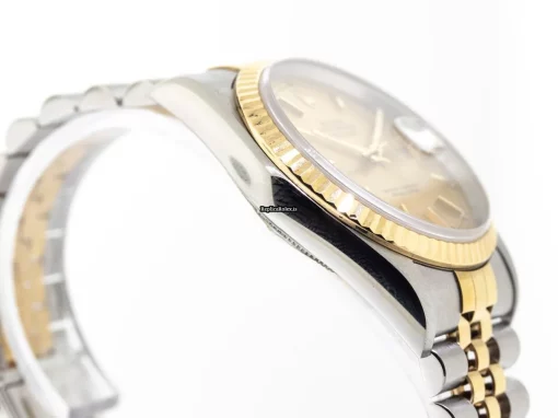 Fantastic Fake Rolex Datejust 16233 Caliber 3135 Automatic Movement 36mm Gold/steel Case Mens/unisex Watch - Image 6