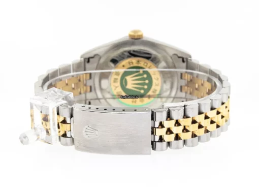 Fantastic Fake Rolex Datejust 16233 Caliber 3135 Automatic Movement 36mm Gold/steel Case Mens/unisex Watch - Image 9