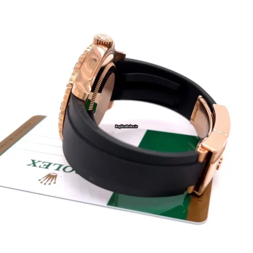 Neat Replica Rolex Yacht-master 40 116655 Caliber 3135 Automatic Movement 40mm Rose Gold Case Mens/unisex Watch - Image 2