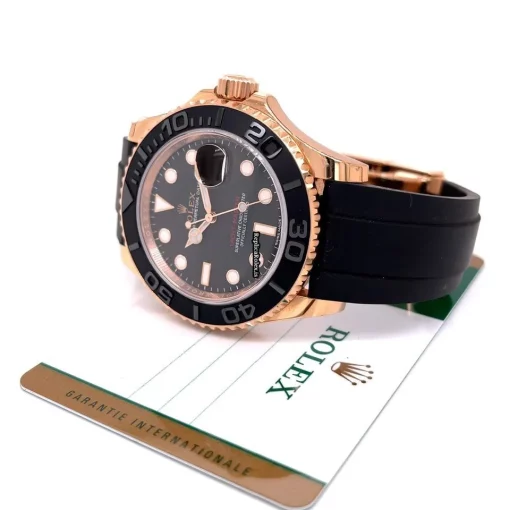 Neat Replica Rolex Yacht-master 40 116655 Caliber 3135 Automatic Movement 40mm Rose Gold Case Mens/unisex Watch - Image 3