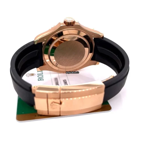 Neat Replica Rolex Yacht-master 40 116655 Caliber 3135 Automatic Movement 40mm Rose Gold Case Mens/unisex Watch - Image 4