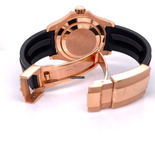 Neat Replica Rolex Yacht-master 40 116655 Caliber 3135 Automatic Movement 40mm Rose Gold Case Mens/unisex Watch - Image 7
