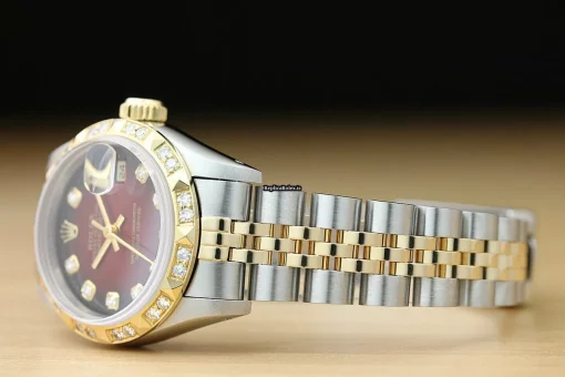 High Quality Fake Rolex Lady-datejust 69173 Caliber 2135 Automatic Movement 26mm Steel Case Womens Watch - Image 4