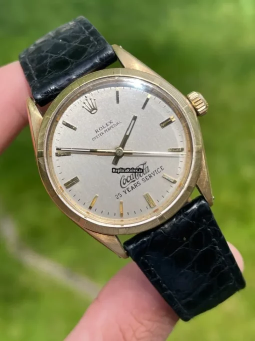 High-end Replica Rolex Oyster Perpetual 34 1003 Caliber 1560 Automatic Movement 34x39mm Yellow Gold Case Mens/unisex Watch