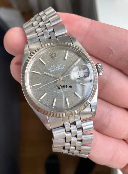 Design Fakes Rolex Datejust 1601 Caliber 1570 Automatic Movement 36mm Steel Case Mens/unisex Watch - Image 4