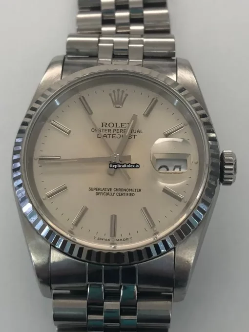 Ideal Fake Rolex Datejust 16234 Caliber 3135 Automatic Movement 36mm Steel Case Mens/unisex Watch