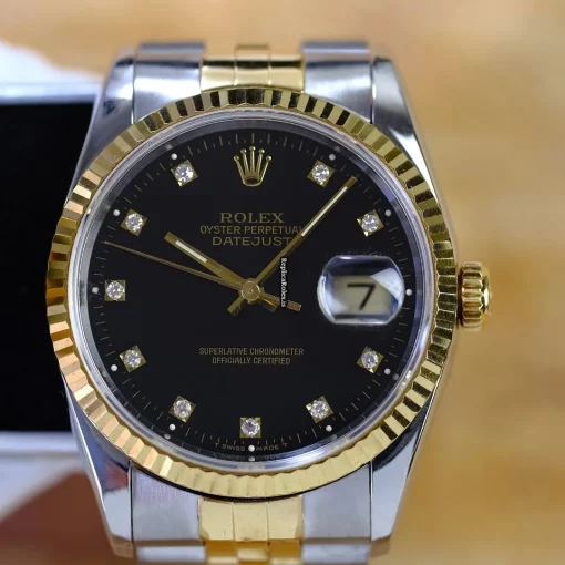 Excellent Replica Rolex Datejust 16233 Caliber 3135 Automatic Movement 36mm Gold/steel Case Mens/unisex Watch