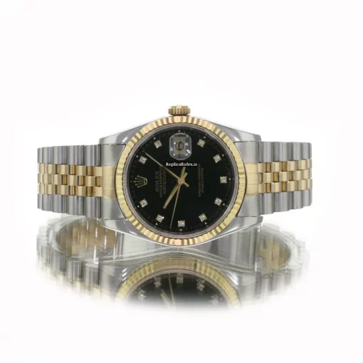 Excellent Replica Rolex Datejust 16233 Caliber 3135 Automatic Movement 36mm Gold/steel Case Mens/unisex Watch - Image 11