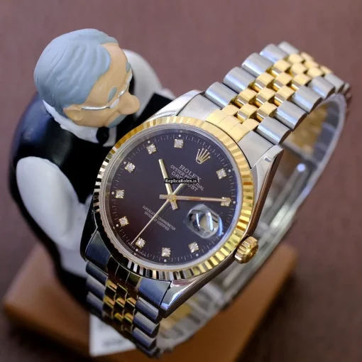 Excellent Replica Rolex Datejust 16233 Caliber 3135 Automatic Movement 36mm Gold/steel Case Mens/unisex Watch - Image 3