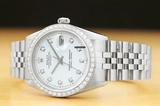 Attractive Fake Rolex Datejust 1601 Caliber 1570 Automatic Movement 36mm Steel Case Mens/unisex Watch - Image 2