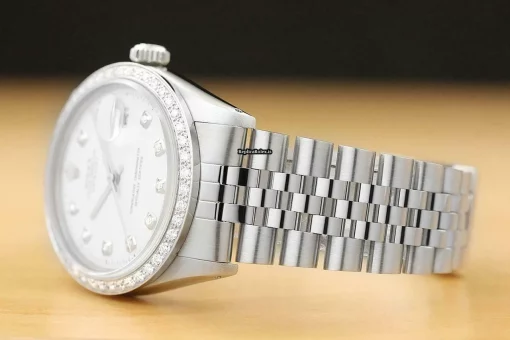 Attractive Fake Rolex Datejust 1601 Caliber 1570 Automatic Movement 36mm Steel Case Mens/unisex Watch - Image 4