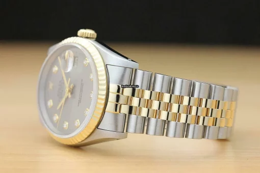 Distinctive Clone Rolex Datejust 16233 Caliber 3135 Automatic Movement 36mm Steel Case Mens/unisex Watch - Image 4