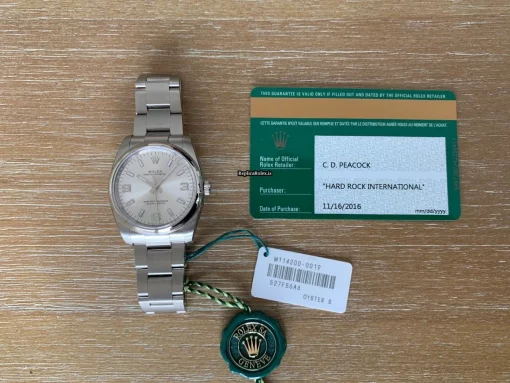 Nice Fake Rolex Air King 114200 Caliber 3130 Automatic Movement 34mm Steel Case Mens/unisex Watch - Image 12