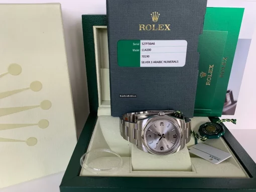 Nice Fake Rolex Air King 114200 Caliber 3130 Automatic Movement 34mm Steel Case Mens/unisex Watch - Image 14