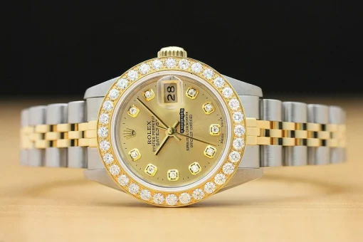 Discount Replica Rolex Lady-datejust 69173 Caliber 2135 Automatic Movement 26mm Steel Case Womens Watch - Image 3