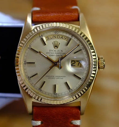 Great Replica Rolex Day-date 36 1803 Caliber 1556 Automatic Movement 36mm Yellow Gold Case Mens/unisex Watch