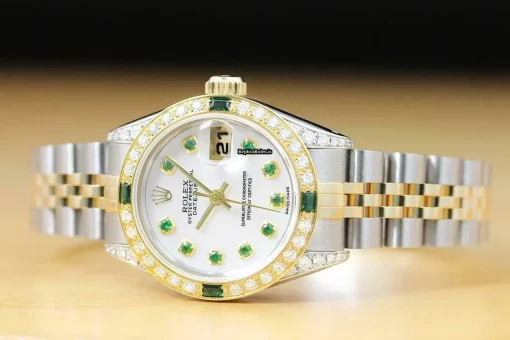 Fantastic Replica Rolex Lady-datejust 69173 Caliber 2135 Automatic Movement 26mm Steel Case Womens Watch - Image 3