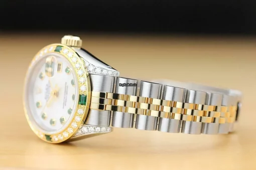 Fantastic Replica Rolex Lady-datejust 69173 Caliber 2135 Automatic Movement 26mm Steel Case Womens Watch - Image 4