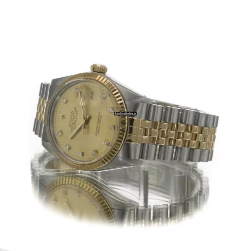 Lovely Fake Rolex Datejust 16013 Caliber 3035 Automatic Movement 36mm Gold/steel Case Mens/unisex Watch - Image 11
