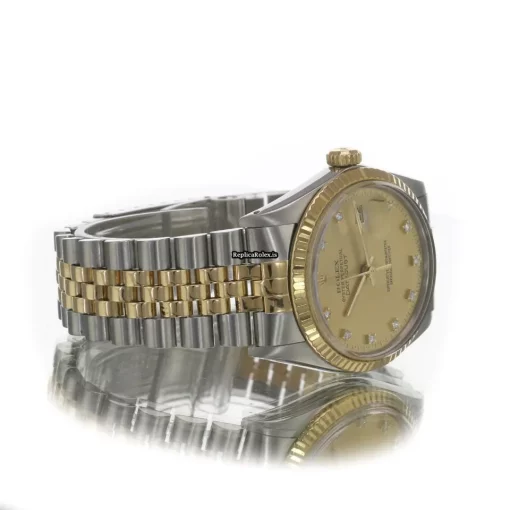 Lovely Fake Rolex Datejust 16013 Caliber 3035 Automatic Movement 36mm Gold/steel Case Mens/unisex Watch - Image 12