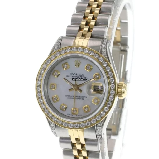 Distinctive Replica Rolex Lady-datejust 69173 Caliber 2135 Automatic Movement 26mm Gold/steel Case Womens Watch