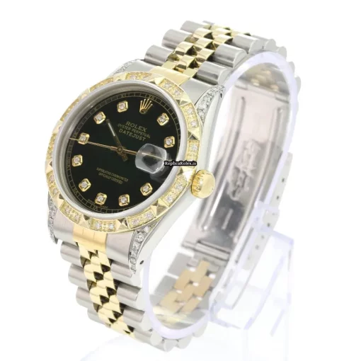 Neat Replica Rolex Datejust 16233 Caliber 3035 Automatic Movement 36mm Gold/steel Case Mens/unisex Watch - Image 3