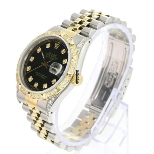 Neat Replica Rolex Datejust 16233 Caliber 3035 Automatic Movement 36mm Gold/steel Case Mens/unisex Watch - Image 5