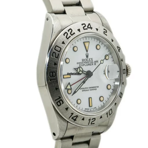 Swiss Replica Rolex Explorer II 16570 Automatic Movement 40mm Steel Case Mens/unisex Watch - Image 5