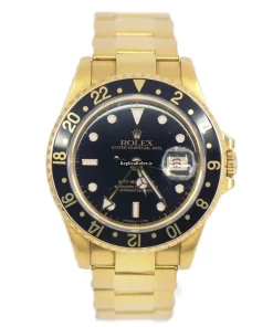 Affordable Fake Rolex Gmt-master II 16718 Caliber 3185 Automatic Movement 40mm Yellow Gold Case Mens/unisex Watch