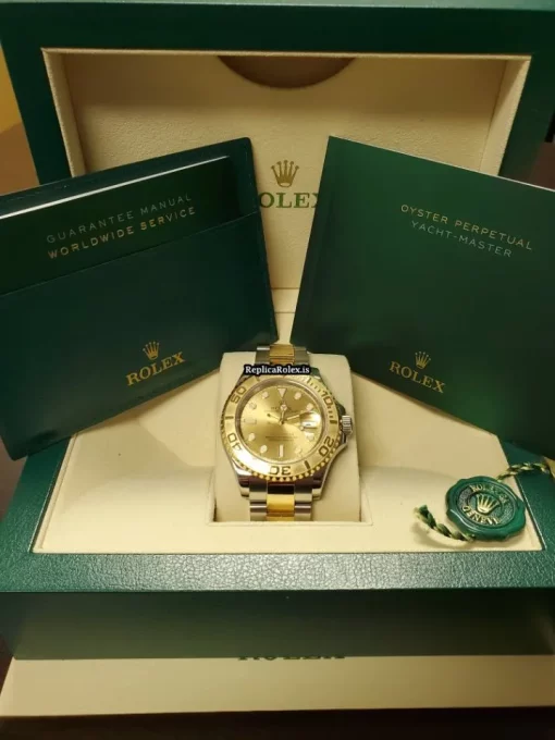 Design Replica Rolex Yacht-master 40 16623 Caliber 3135 Automatic Movement 40mm Gold/steel Case Mens/unisex Watch