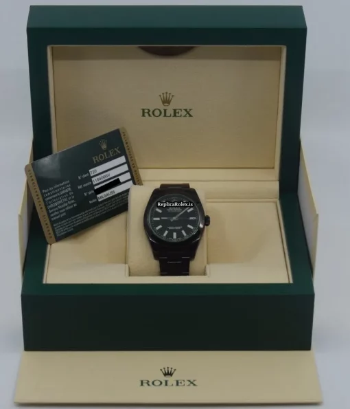 High-end Replica Rolex Milgauss 116400gv Caliber 3131 Automatic Movement 40mm Steel Case Mens/unisex Watch - Image 4