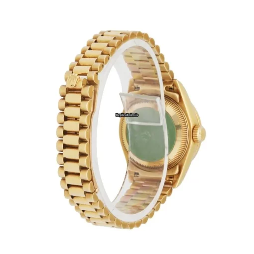 Lovely Replica Rolex Lady-datejust 69178 Automatic Movement 26mm Yellow Gold Case Womens Watch - Image 4