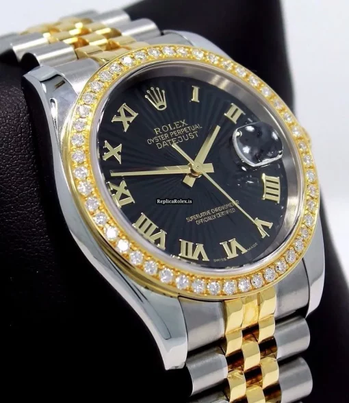 Aaa Replica Rolex Datejust 116233 Automatic Movement 36mm Gold/steel Case Watch - Image 3