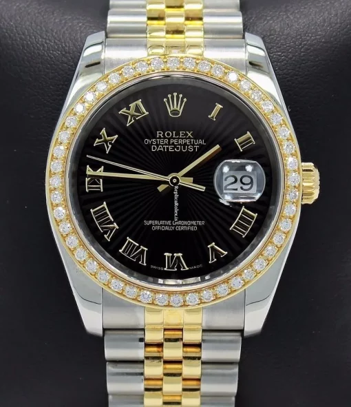 Aaa Replica Rolex Datejust 116233 Automatic Movement 36mm Gold/steel Case Watch - Image 4