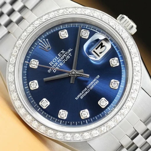Lovely Fake Rolex Datejust 1601 Caliber 1570 Automatic Movement 36mm Steel Case Mens/unisex Watch