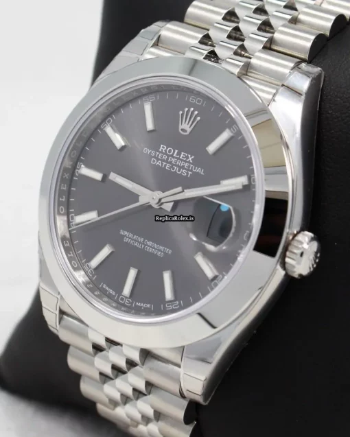 Suitable Replica Rolex Datejust 126300 Automatic Movement 41mm Steel Case Watch - Image 4