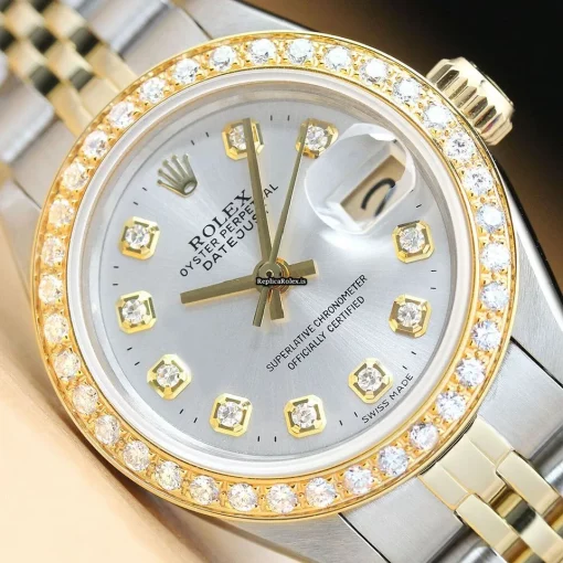Excellent Replica Rolex Lady-datejust 6917 Caliber 2030 Automatic Movement 26mm Steel Case Womens Watch