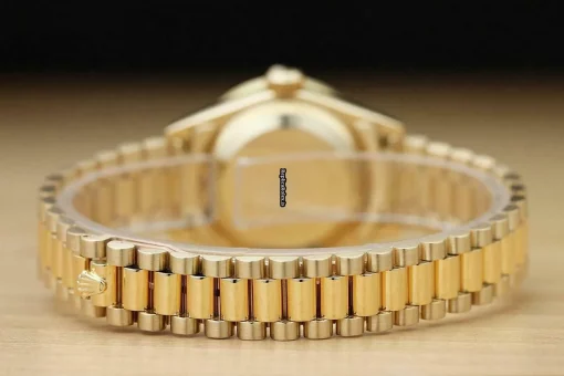 Remarkable Replica Rolex Lady-datejust 69178 Caliber 2135 Automatic Movement 26mm Yellow Gold Case Womens Watch - Image 6