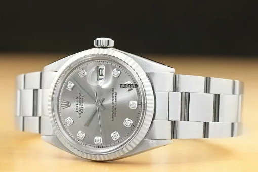 Fine Fake Rolex Datejust 1601 Caliber 1570 Automatic Movement 36mm Steel Case Mens/unisex Watch - Image 2