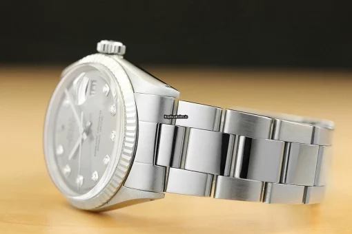 Fine Fake Rolex Datejust 1601 Caliber 1570 Automatic Movement 36mm Steel Case Mens/unisex Watch - Image 4