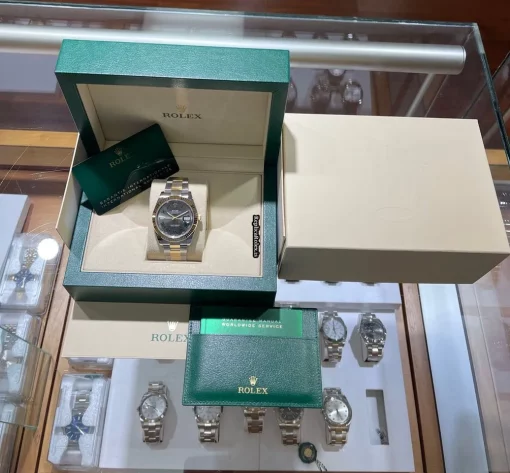 Stylish Fake Rolex Datejust 126333 Automatic Movement 41mm Steel Case Mens/unisex Watch - Image 4