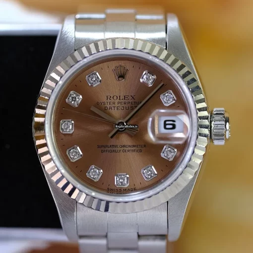 Cool Copy Rolex Lady-datejust 69174 Caliber 2135 Automatic Movement 26mm Steel Case Womens Watch