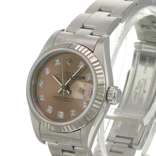 Cool Copy Rolex Lady-datejust 69174 Caliber 2135 Automatic Movement 26mm Steel Case Womens Watch - Image 3